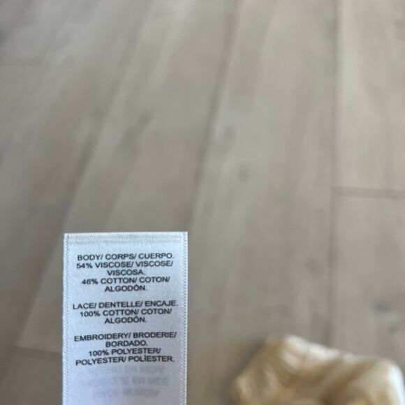 Lucky Brand Embroidered Square Neck Blouse size M - Picture 7 of 11